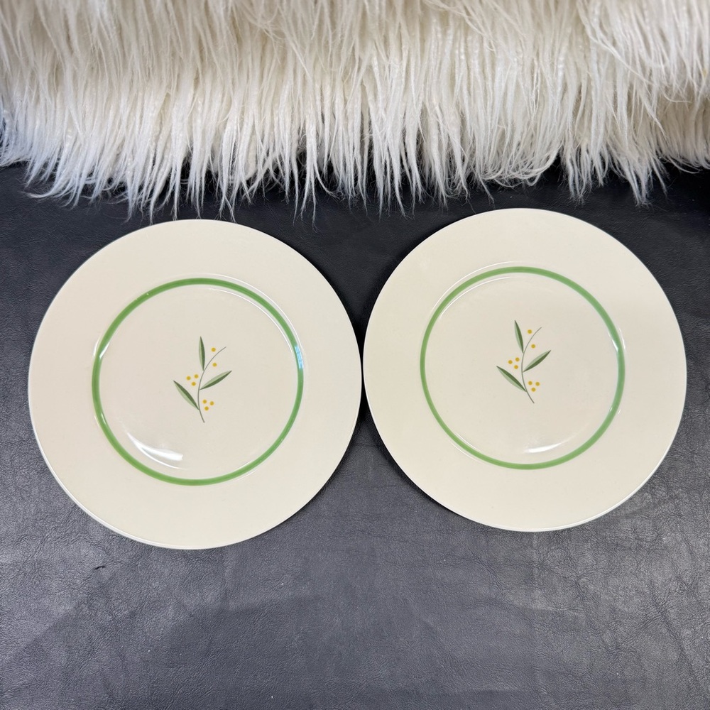 Vintage Franciscan China Westwood Salad Plates (8.25") Set of 2 Mid-Century USA